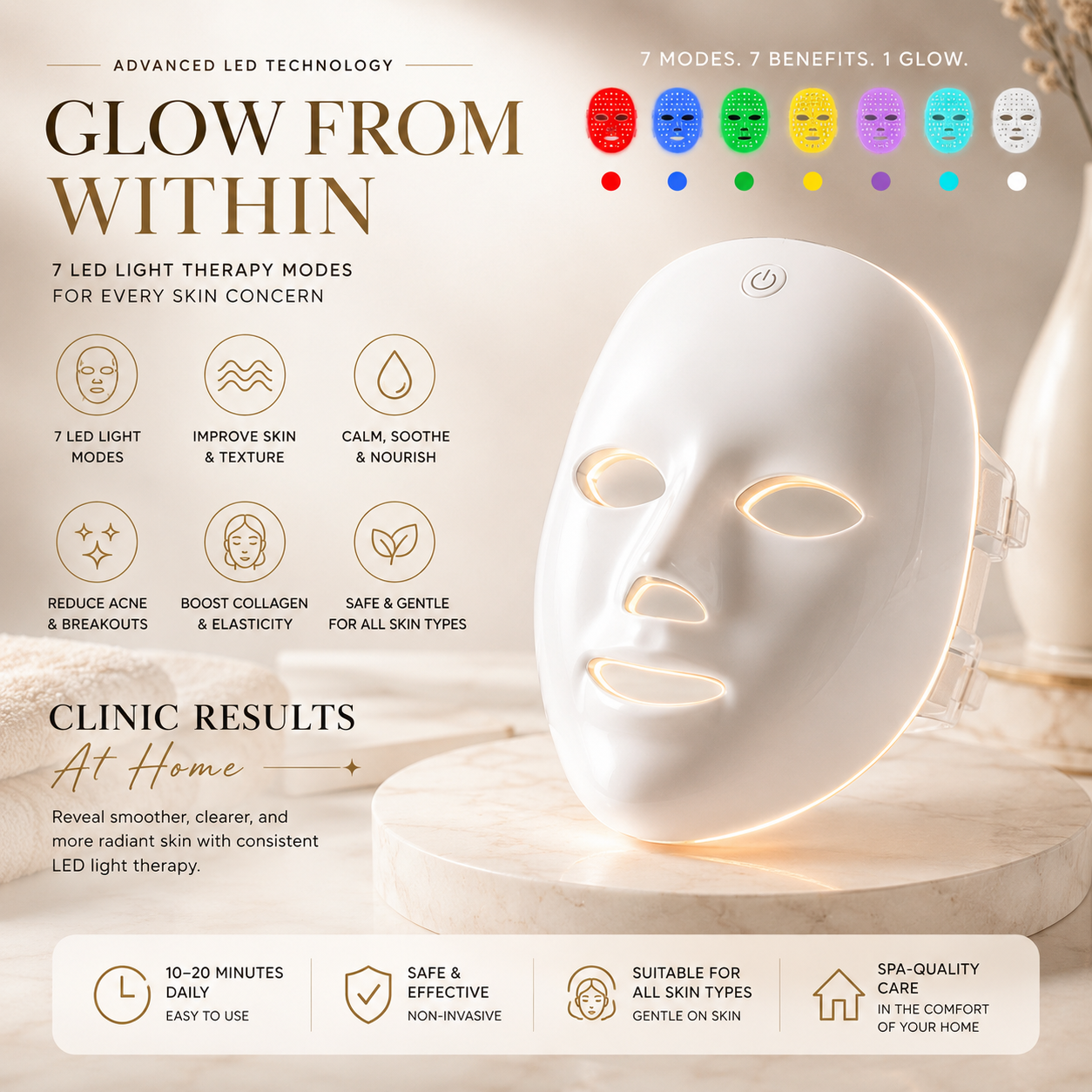 The Greet Co™ LED Face Mask